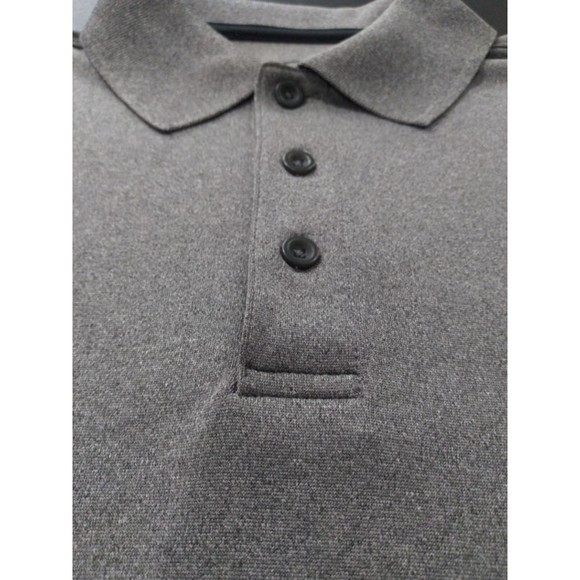Champion Duo-Dry Men's Polo Shirt Size M Short Sleeve Gray - Picture 3 of 5